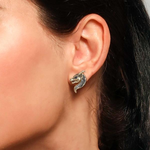 Belarius Drachen Ohrringe